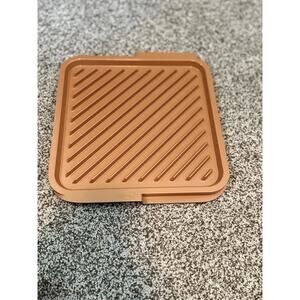 Gotham Steel 12 x 12 Inch Ribbed ReverGriddle For Indoor Cooking, Easy Clean Up